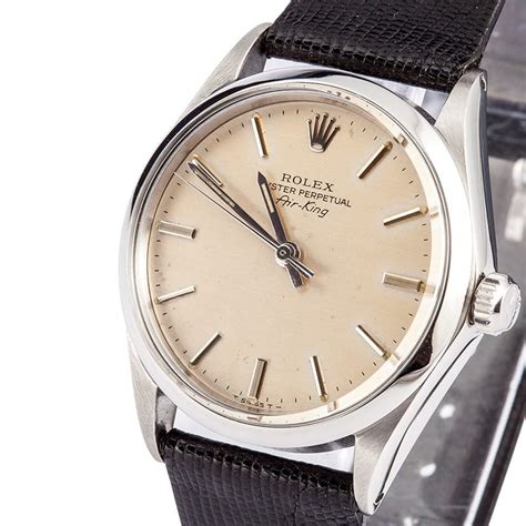 vintage stainless steel rolex air king|Rolex Air-King 5500 price.